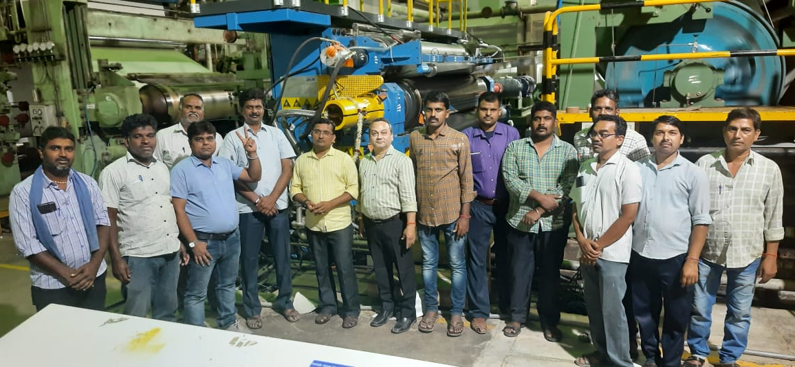 热烈祝贺公司印度GVG纸厂欧洲杯投注项目顺利完成安装调试工作